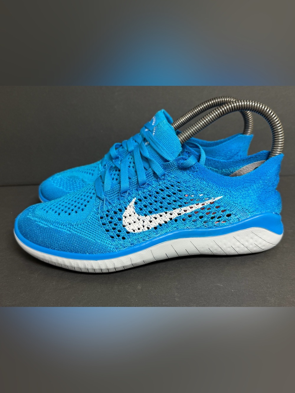 Nike Free RN Flyknit Women's Running Shoes Blue 942839-400 SIZE 6
